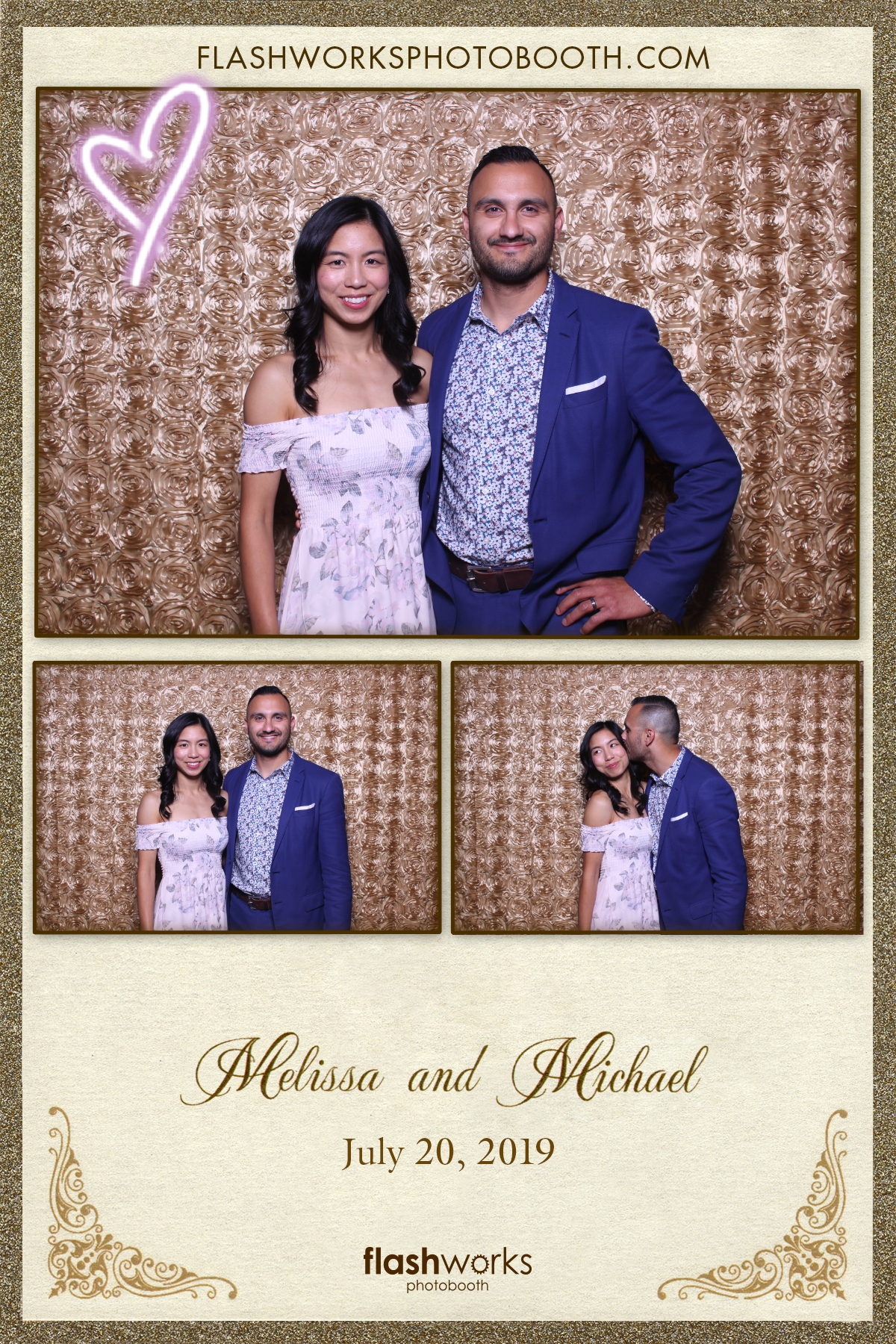 Michael and Melissa's Wedding | View more photos from the event at gallery.flashworksphotobooth.com/u/FlashworksPhotoboothInc/Michael-and-Melissas-Wedding